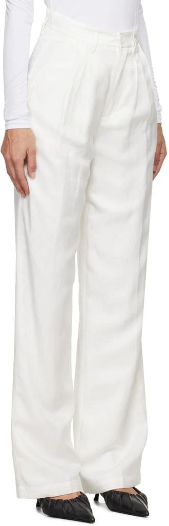 ANINE BING White Carrie Trousers 2