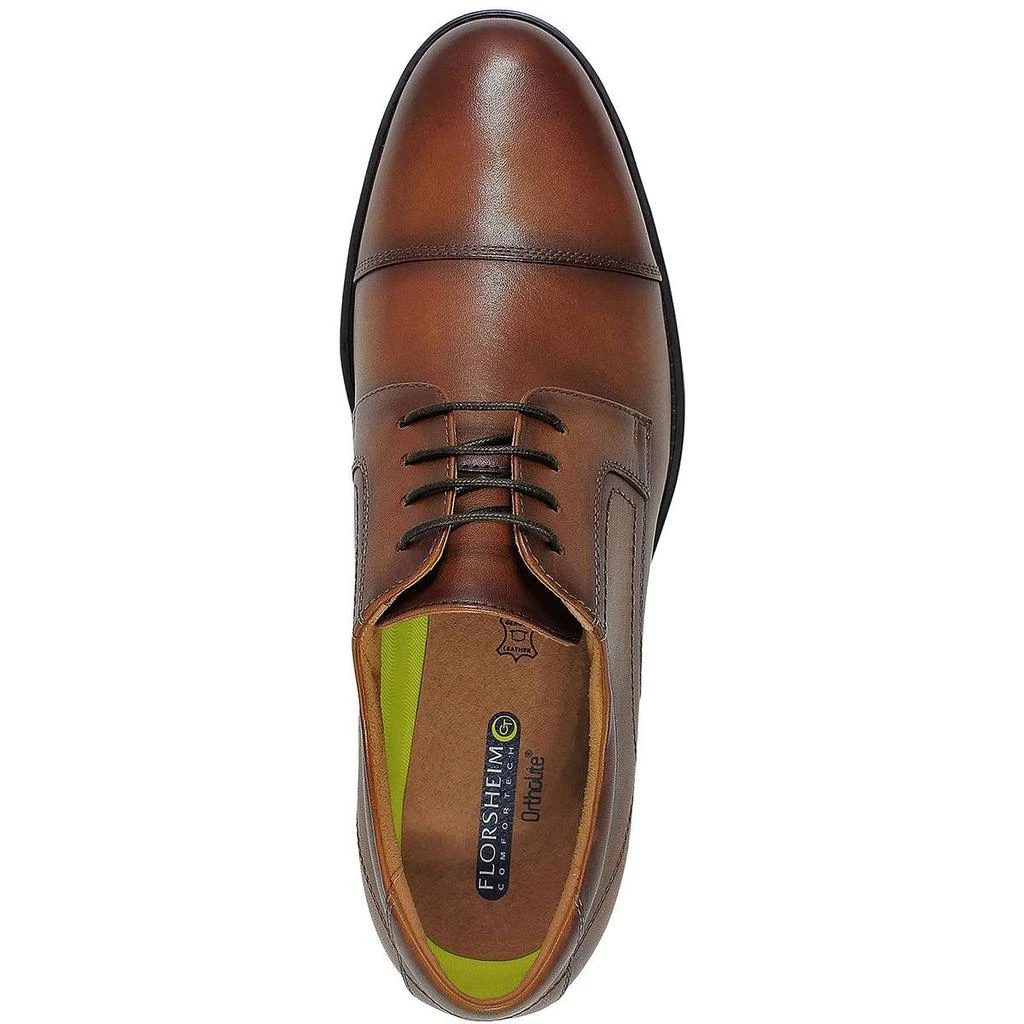 Florsheim Center Cap Oxford  Mens Leather Lace-Up Cap Toe Oxfords 6