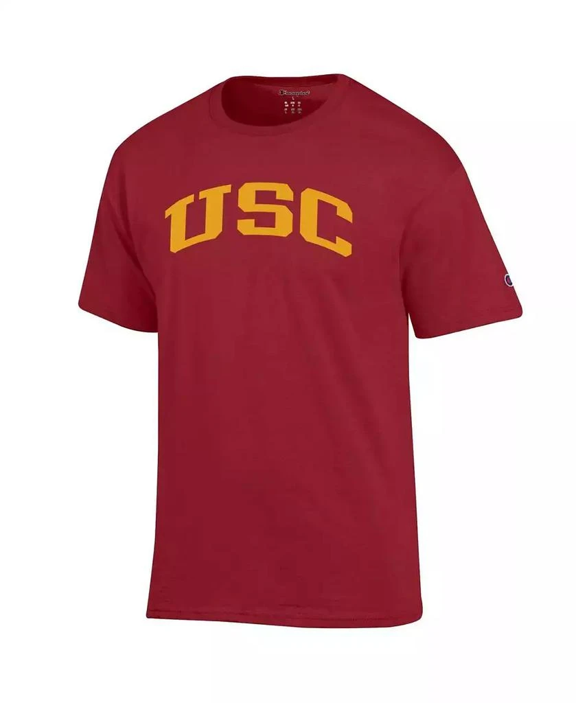 CHAMPION Men
s Cardinal USC Trojans Basic Arch T-Shirt 3