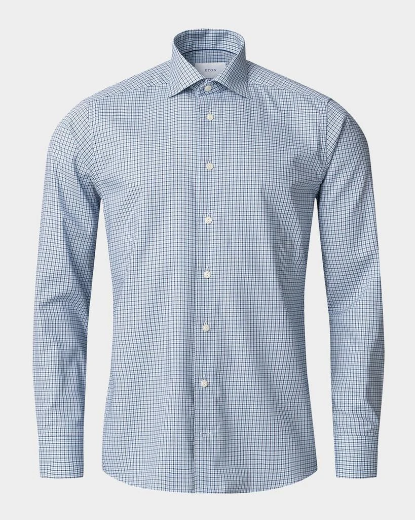 neiman marcus men's dress shirts Brioni X Neiman Marcus Size Large Men's Long Sleeve Dress Shirt Cotton/linen