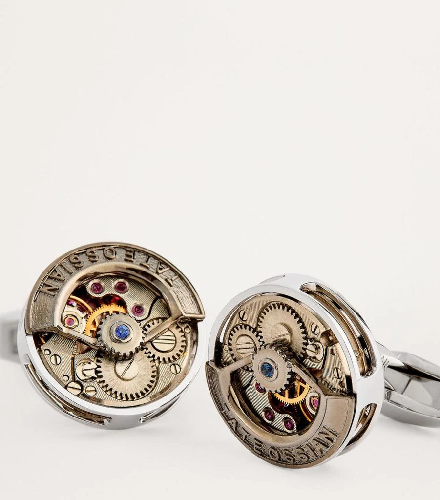 Tateossian Circle Skeleton Gear Cufflinks 5