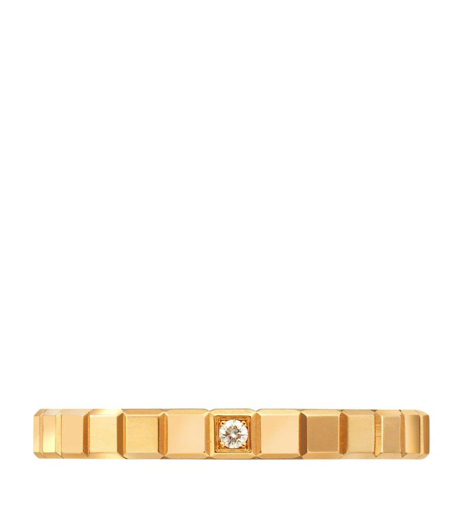 Chopard Yellow Gold and Diamond Ice Cube Ring 3