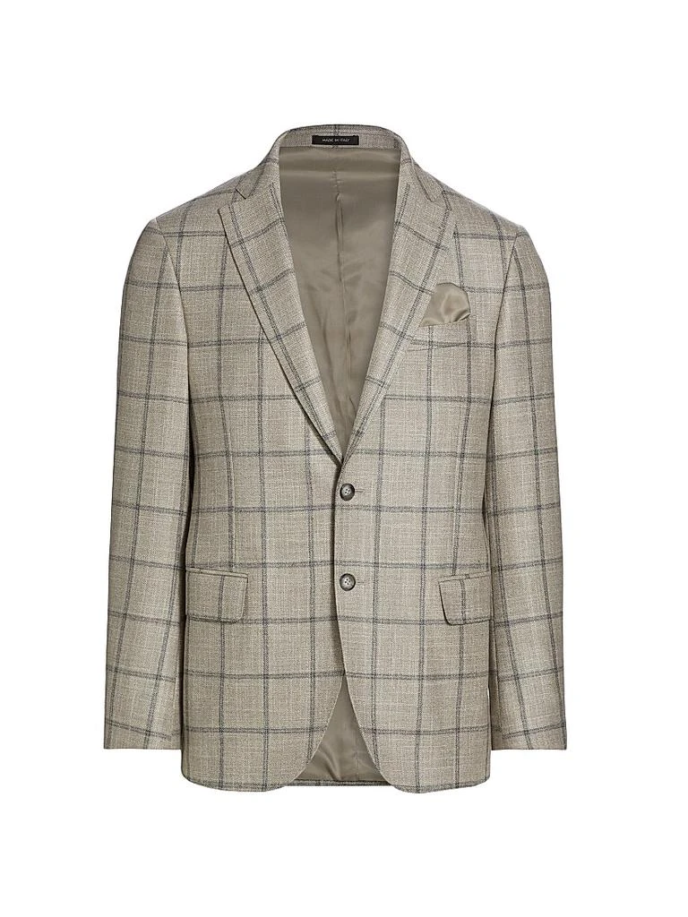Saks Fifth Avenue COLLECTION Plaid Wool-Blend Sportcoat 1