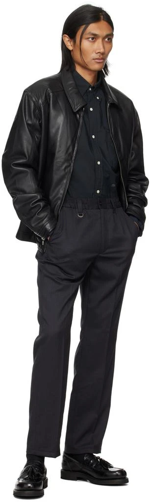 SOPHNET. Gray Standard Easy Trousers 4