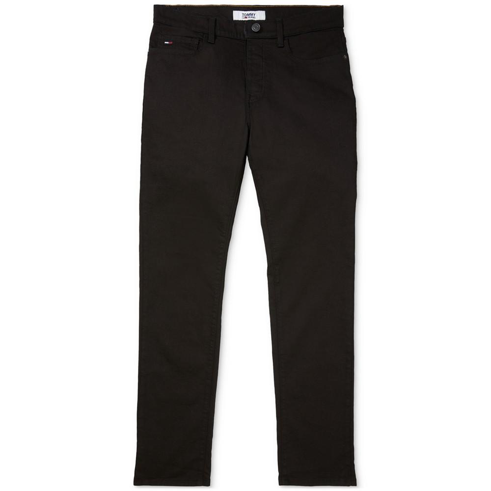 Tommy Hilfiger Men's Adaptive Straight Black Jeans
