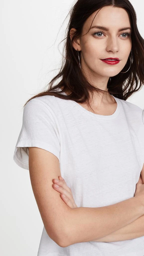 Re/Done 1950's Boxy Crop Tee 5