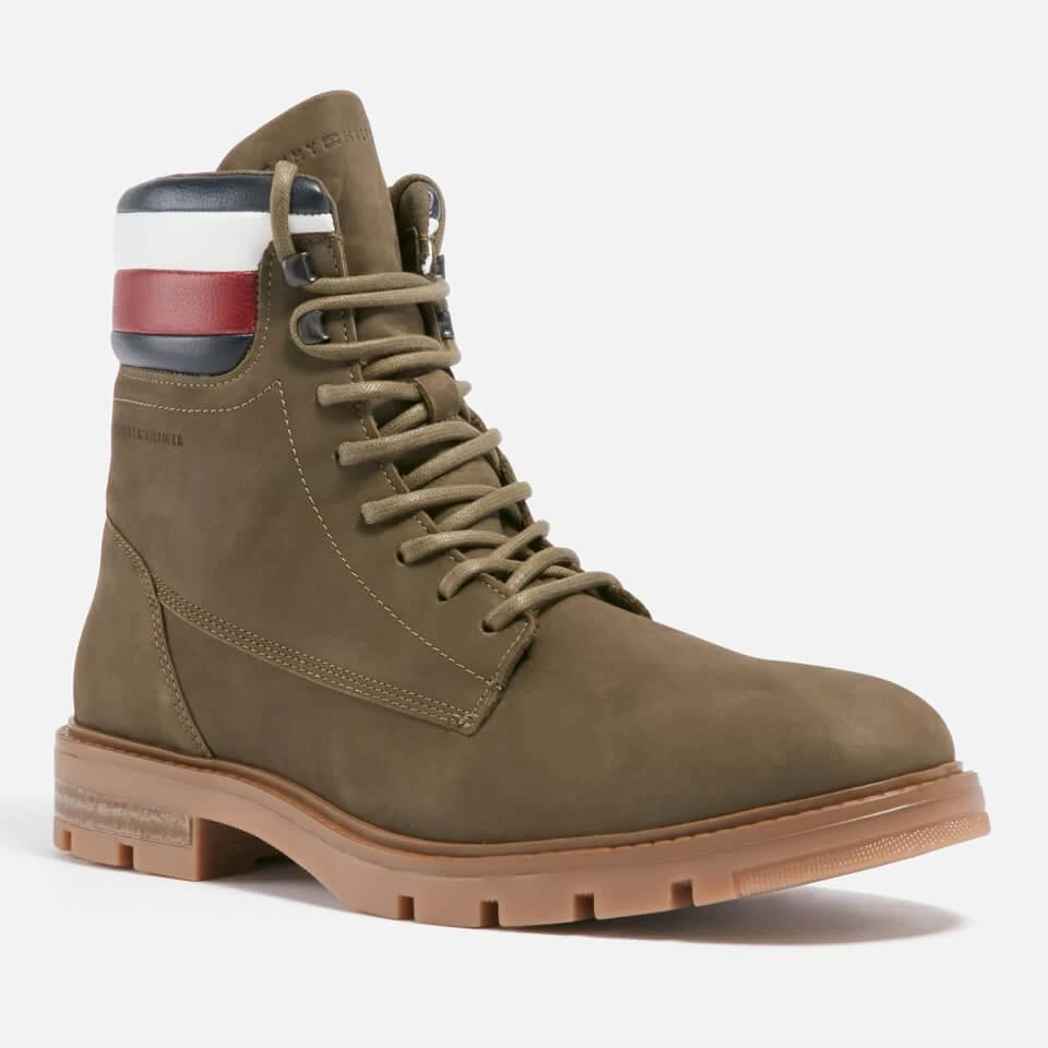 Tommy Hilfiger TOMMY HILFIGER MEN'S CORPORATE NUBUCK LACE UP BOOTS 2