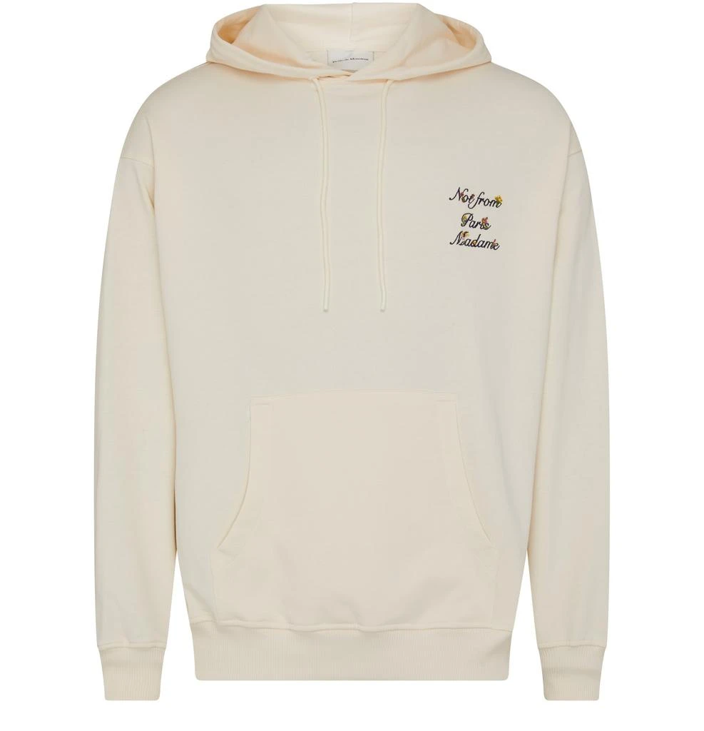 Drôle de Monsieur Floral slogan hoodie 1