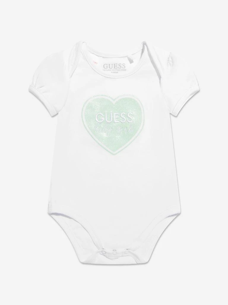 GUESS Guess Baby Girls 3 Piece Tracksuit Set in Green 3