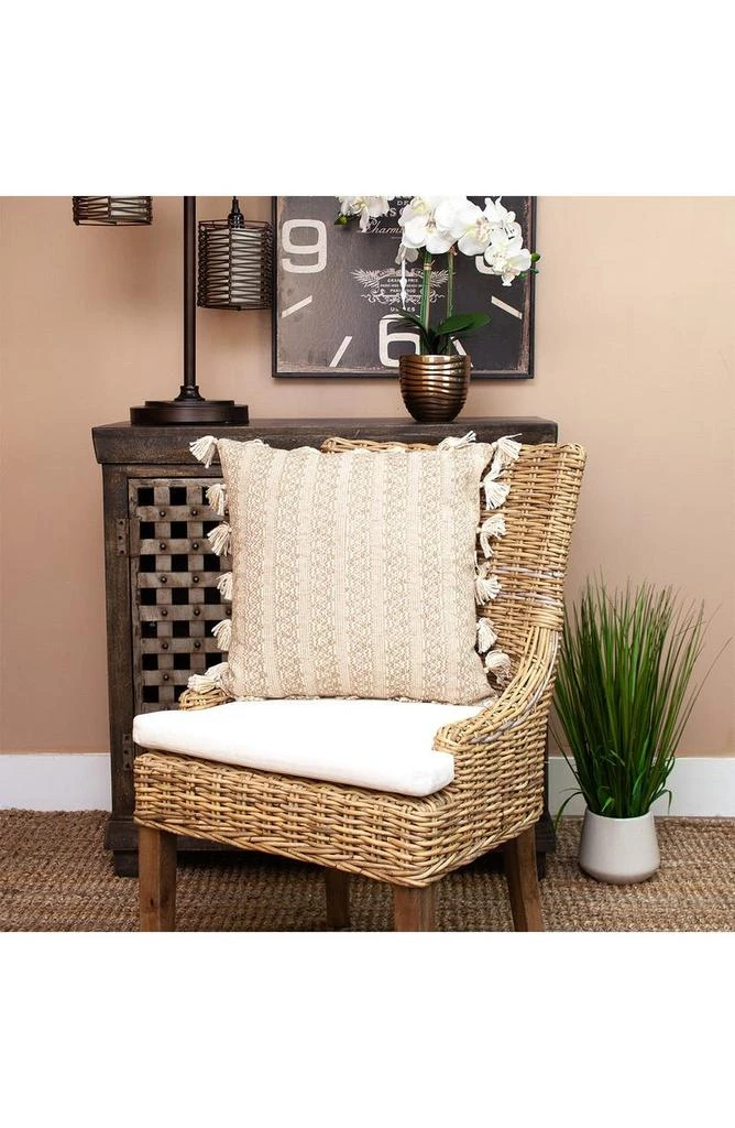 Parkland Caroline Transitional Beige Throw Pillow 3