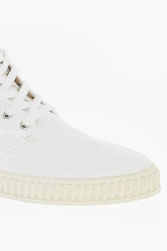 MAISON MARGIELA Maison Margiela MM22 Solid Color Cotton High-Top Sneakers 4