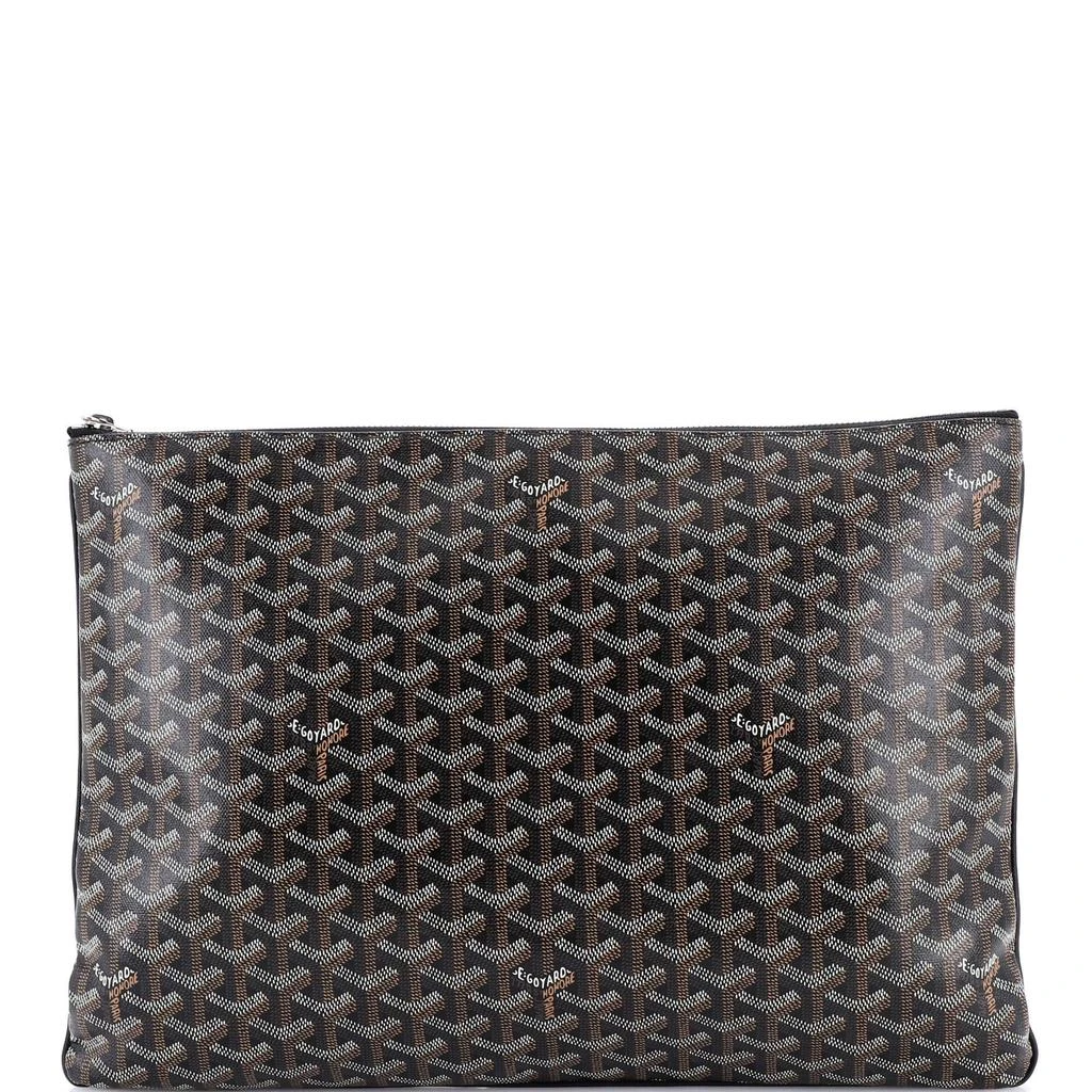 Goyard Senat Zip Pouch Coated Canvas GM