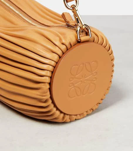 Loewe Bracelet pleated leather shoulder bag 6
