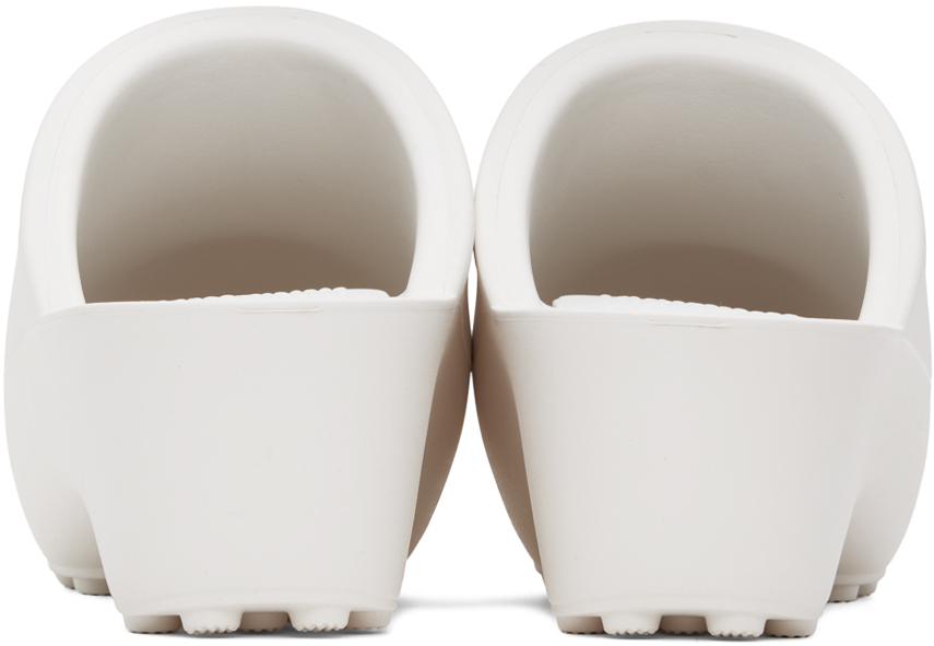 【PRAYING】CLOG_WHITE Praying White 'Praying' Clogs - Business Casual Shoes