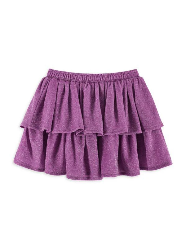 Andy & Evan Little Girl's 2-Piece Bow Tee & Skirt Set 4