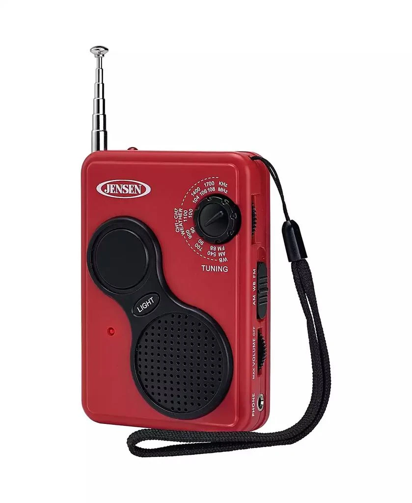 Jensen JEP-100 Am/Fm Weather Band Radio With Flashlight