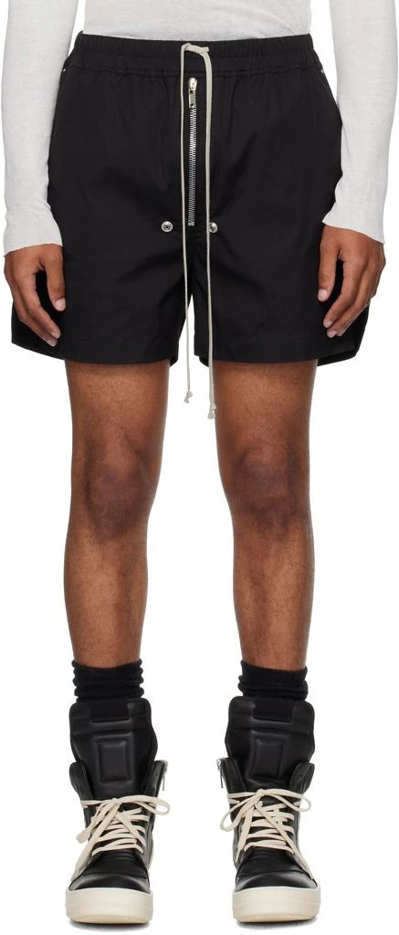 Rick Owens Black Concordians Bela Boxers Shorts 1