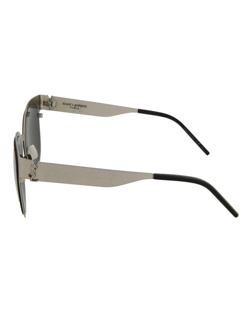 Yves Saint Laurent Round-Frame Metal Sunglasses 3