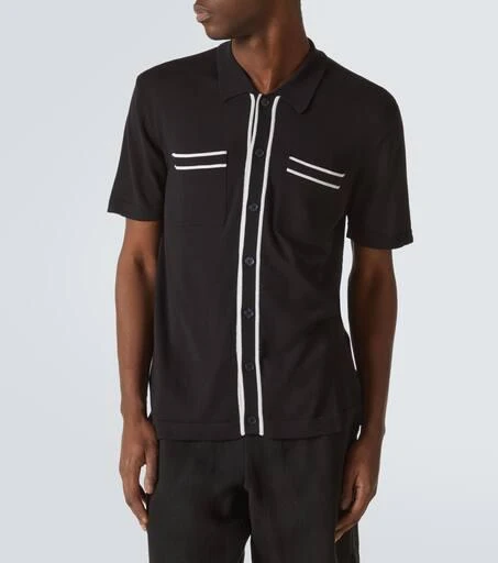 Orlebar Brown Cotton and silk polo shirt 3