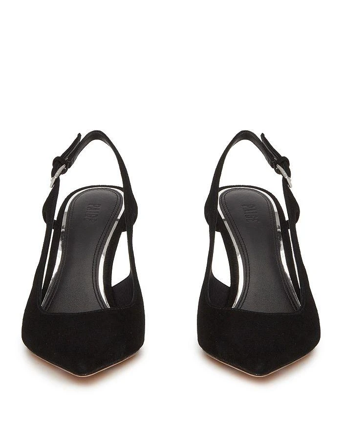 Paige Women's Samara Pointed Toe High Heel Slingback Pumps 5