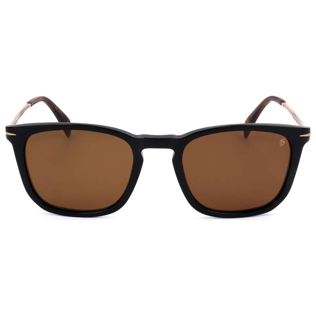 David Beckham David Beckham Men's Black Square Sunglasses