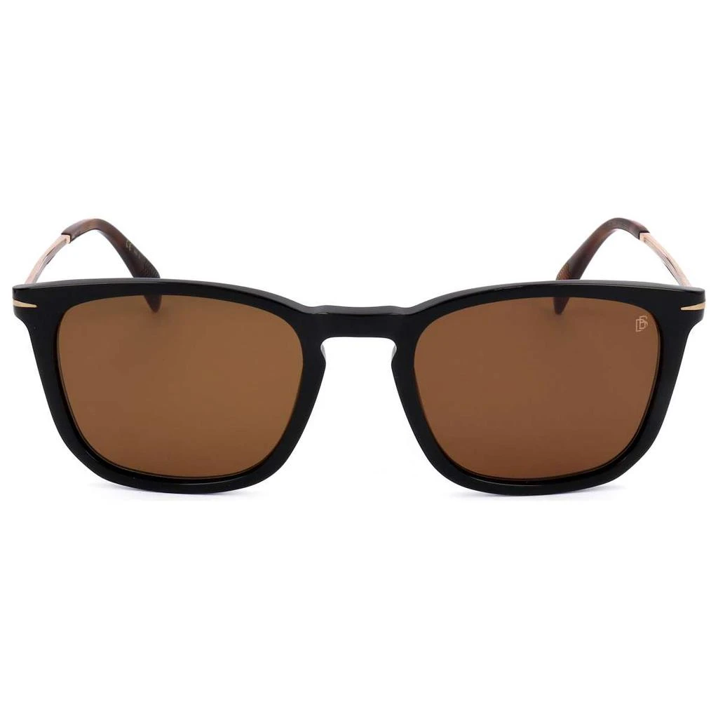 David Beckham David Beckham Men's Black Square Sunglasses 2