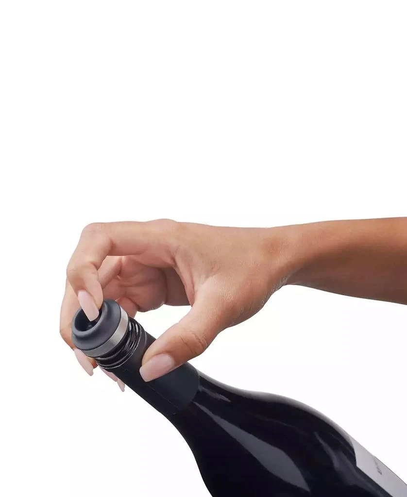 Rabbit Stainless Steel Vacuum Wine Preserver with 2 Stoppers 5