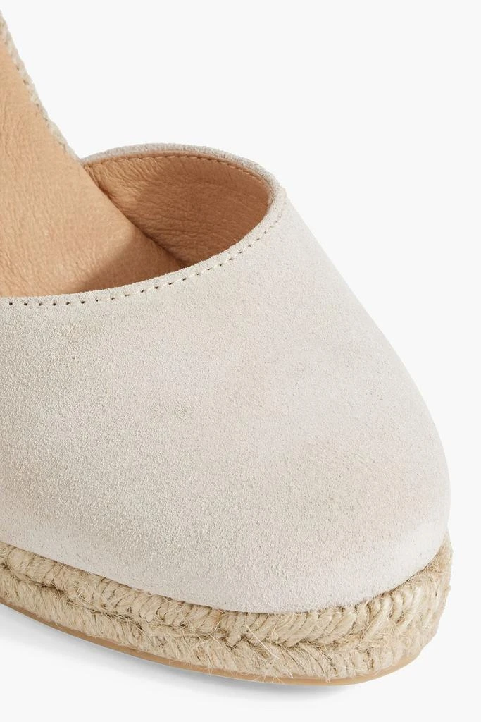 LAST STUDIO Leda suede wedge espadrilles 4