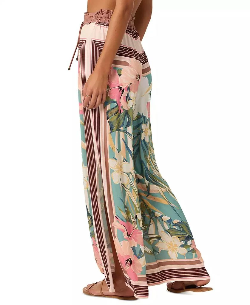 O'Neill Women's Tropics Drawstring Wide-Leg Pants 3