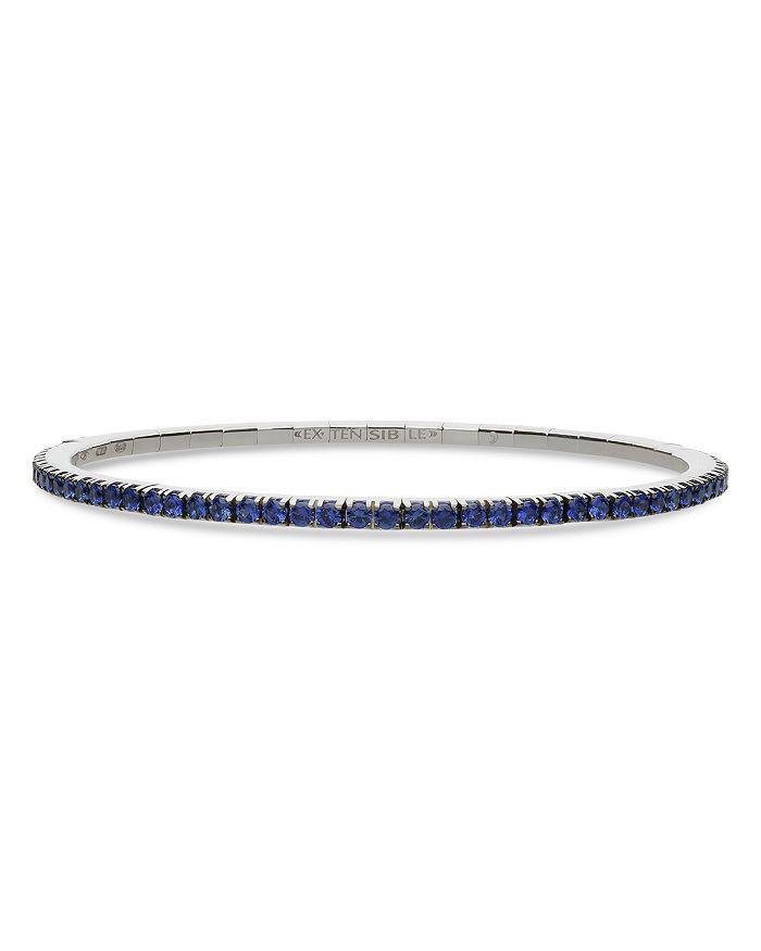 EXTENSIBLE Sapphire Stretch Tennis Bracelet