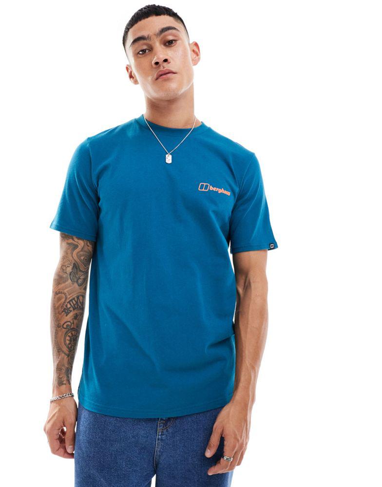 Berghaus Berghaus  mountain Silhouette Short Sleeve T-Shirt in TURQUOISE