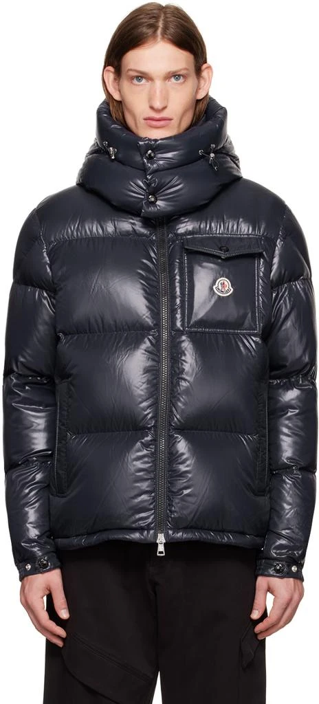 Moncler Navy Short Montbeliard Down Jacket 1