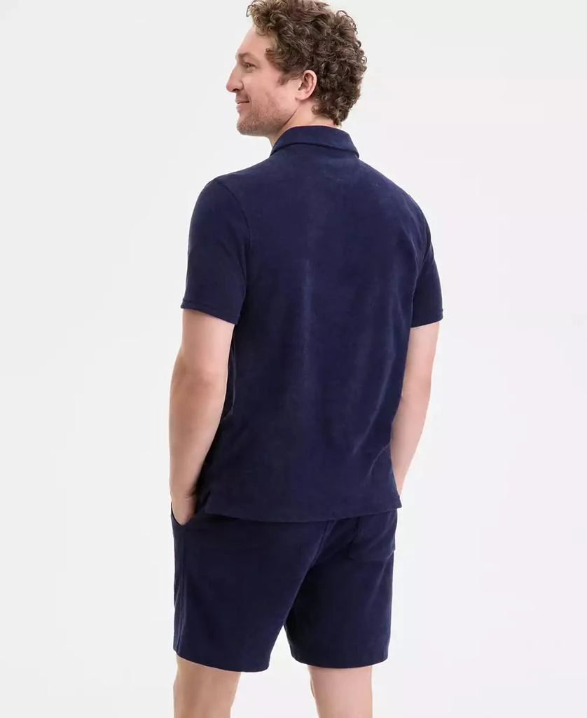 Club Room Men's Solid Terry Cloth Short-Sleeve Polo Shirt, Exclusively at Macy's 4