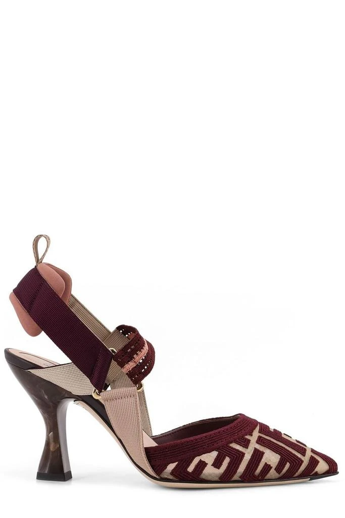 Fendi Fendi Colibrì FF High-Heel Slingback Pumps 1