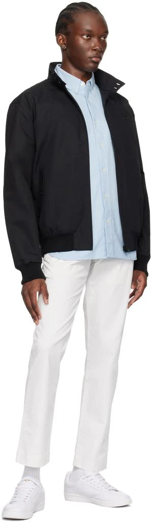 Fred Perry Blue Button Shirt 4