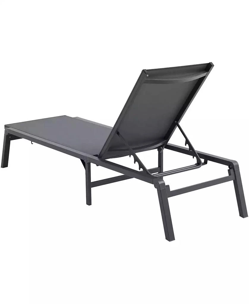 Mecale 2-Piece Outdoor Patio Chaise Lounge Chair Set with Adjustable 5-Position Backrest 10