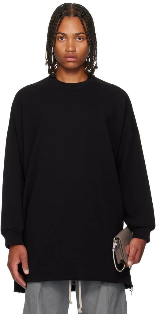 Rick Owens Black Concordians Tommy LS Sweatshirt 1