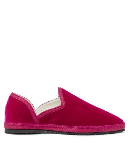 The Row Friulane velvet loafers 4