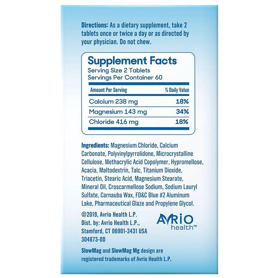 SlowMag MG Muscle + Heart Magnesium Chloride with Calcium Supplement 3