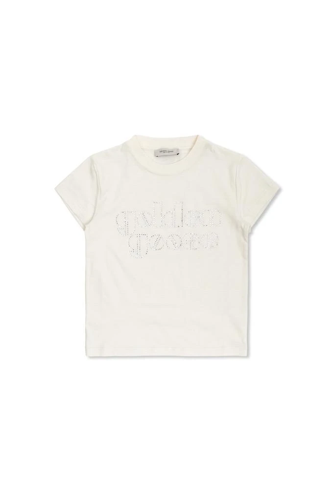 Golden Goose T-shirt with a shimmering logo