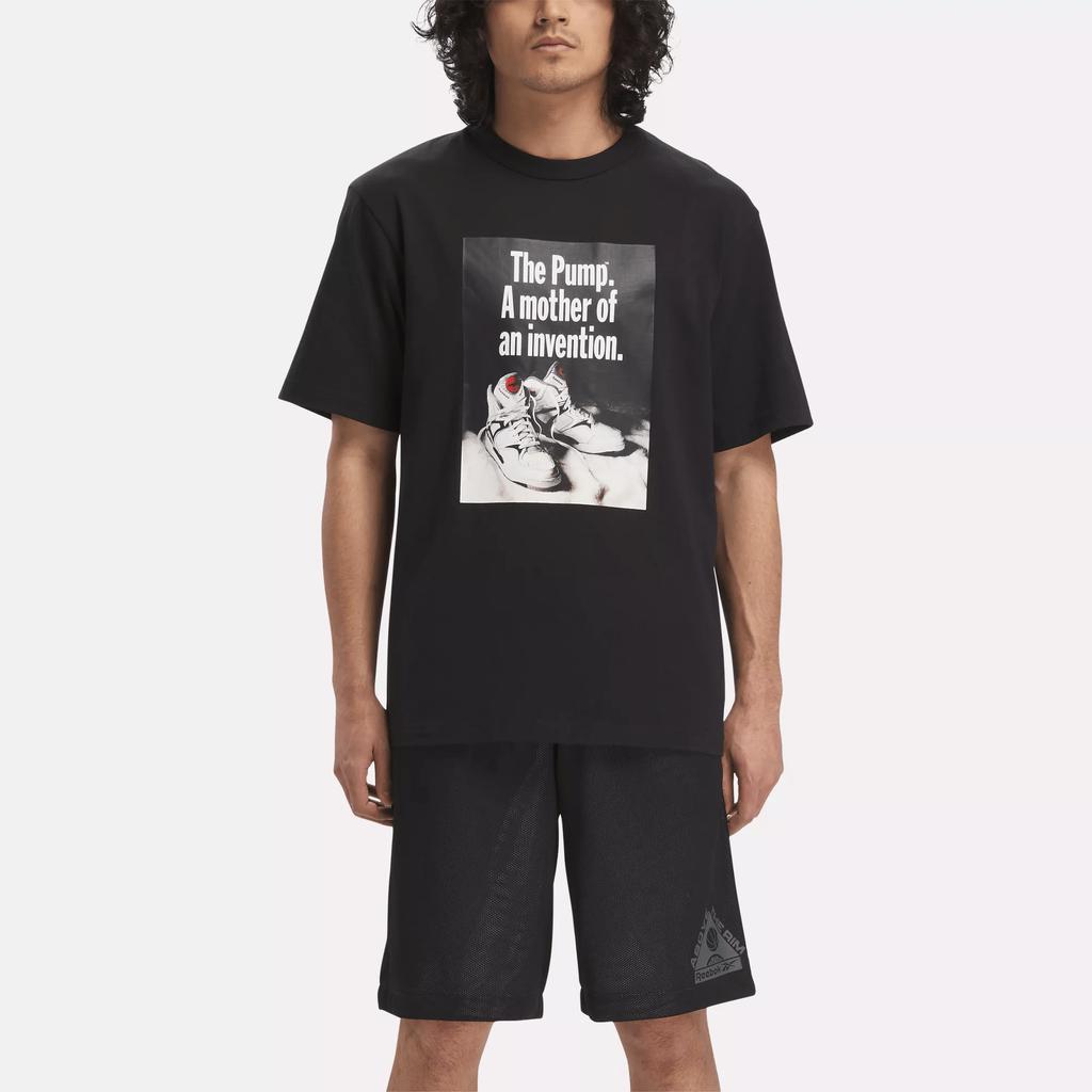 Reebok Men's Basketball Pump Graphic T-Shirt