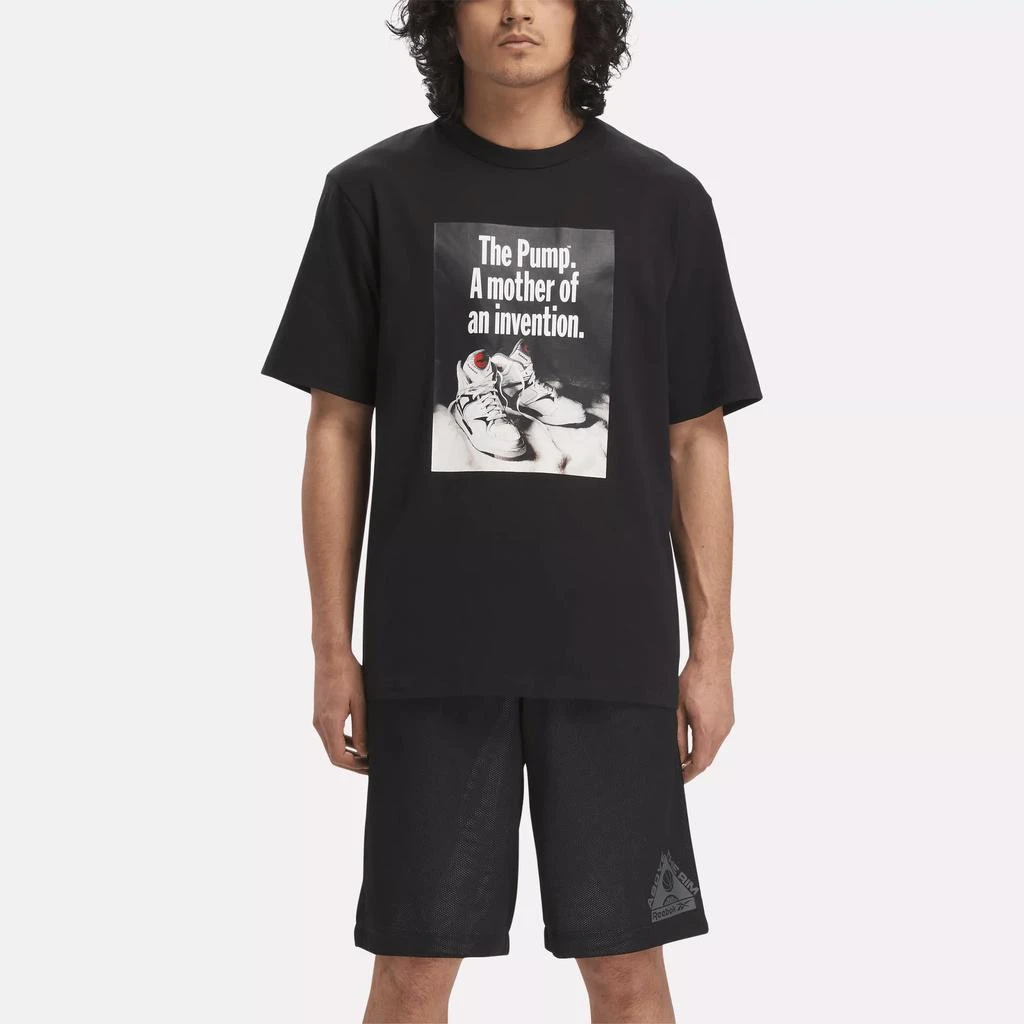 Reebok Men's Basketball Pump Graphic T-Shirt 1