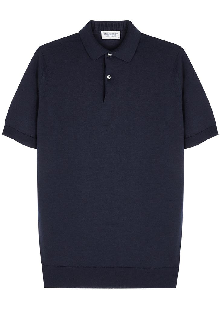 【JOHN SMEDLEY】DORSET [size L] Dorset - Extra Fine Merino Wool Polo Shirt | John Smedley