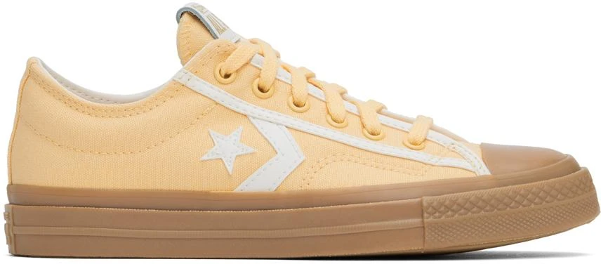 Converse Yellow Star Player 76 Tonal Low Top Sneakers 1