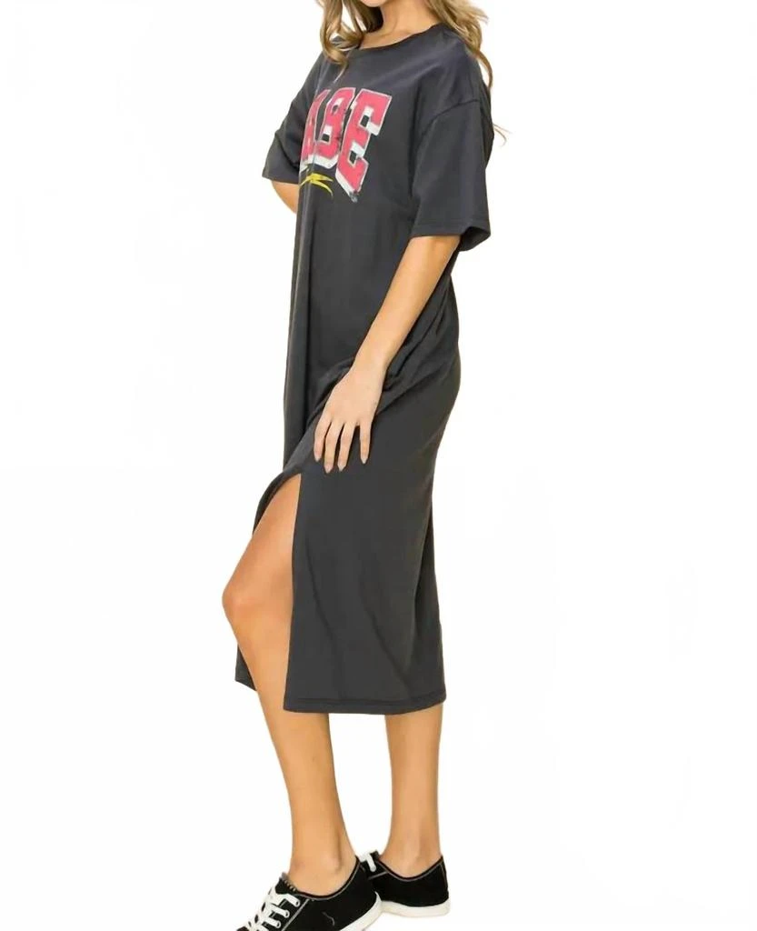 Tres Bien Babe T-Shirt Dress In Black 2