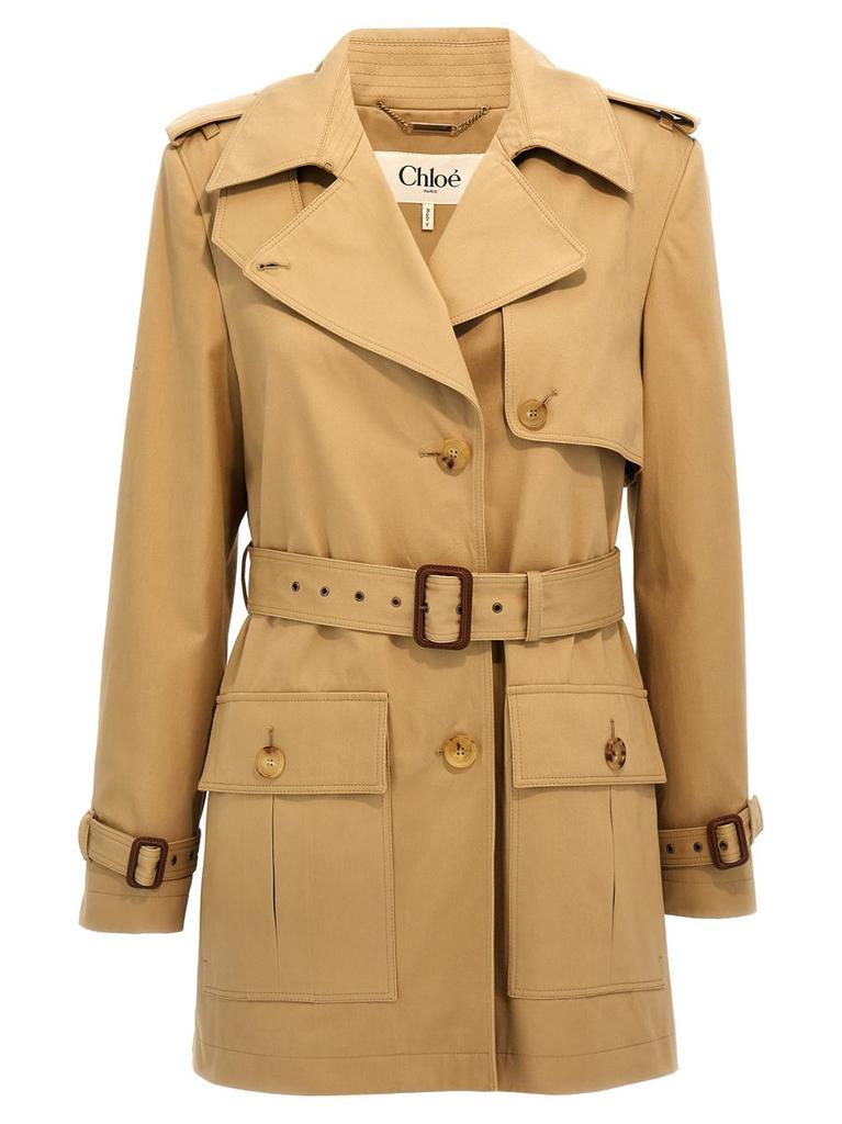 Chloé Chloé Long Trench Coat - Coats - Free Shipping