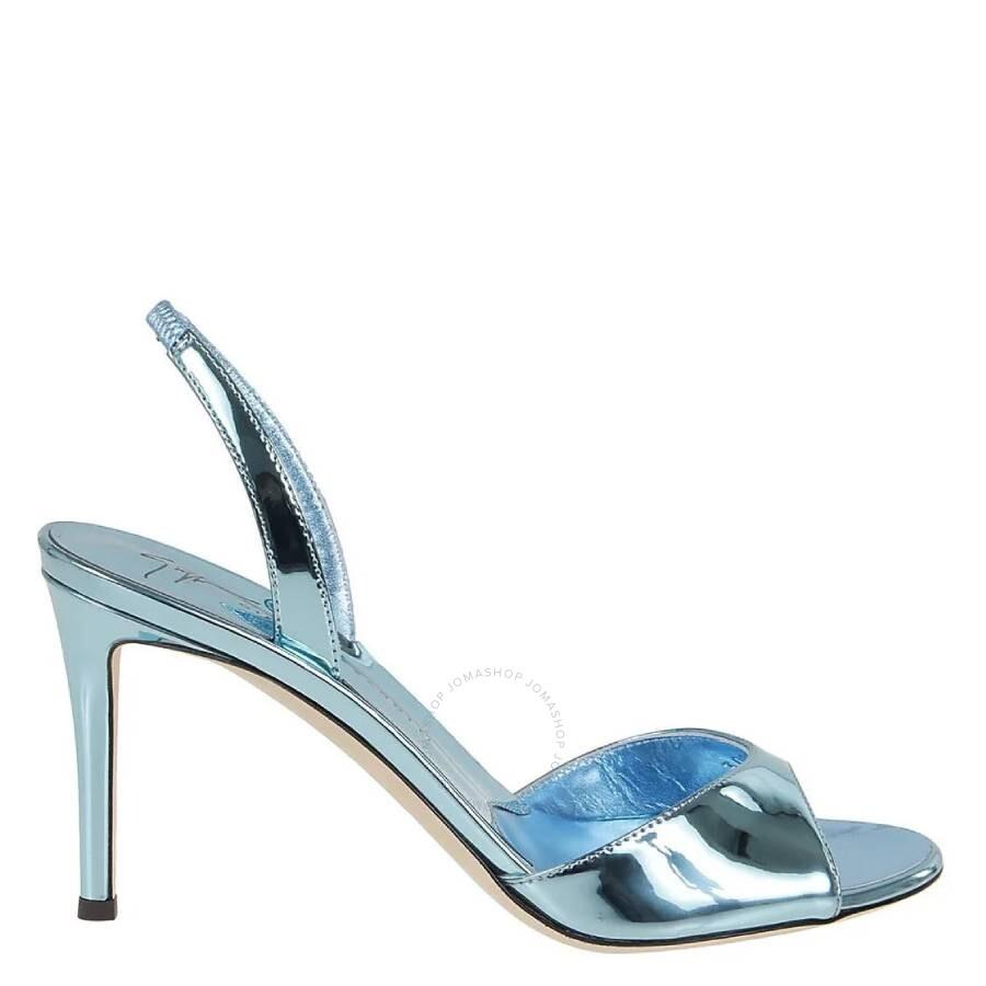 Giuseppe Zanotti Basic 85 Slingback Metallic Sandals