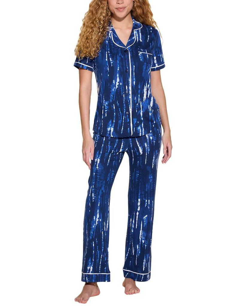 Cosabella Bella Printed Top & Pant Pajama Set 1