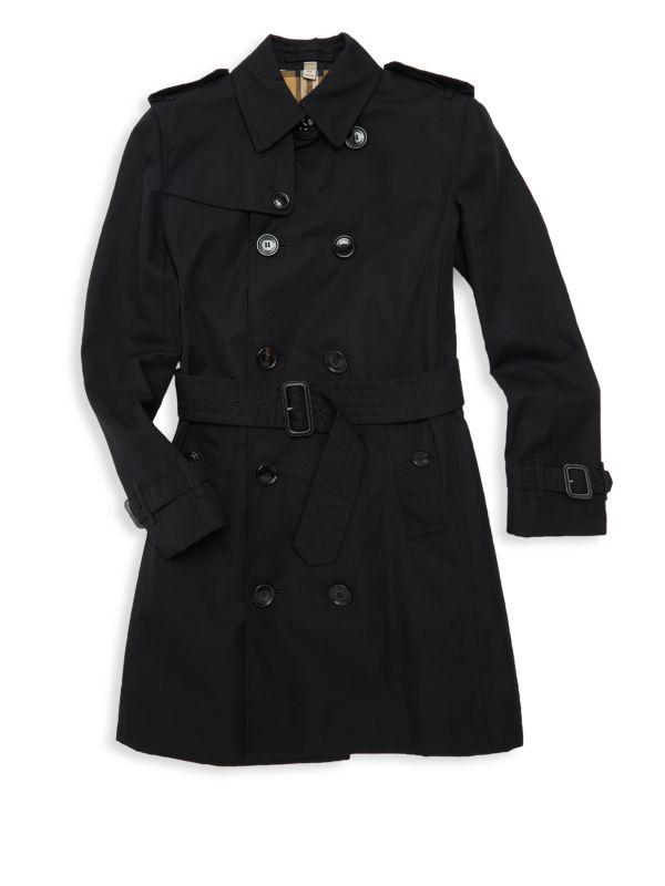 Burberry Little Girl's & Girl's Mayfair Cotton Trench