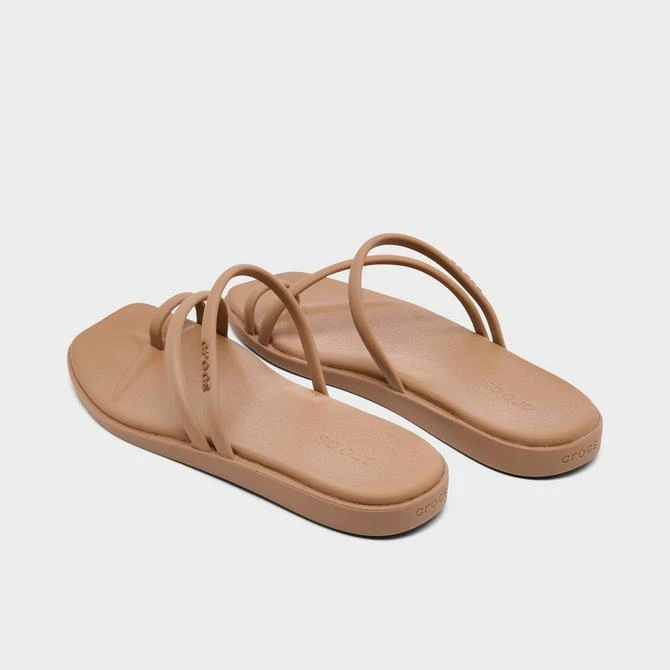 Crocs Women's Crocs Miami Metallic Toe Loop Sandals 7